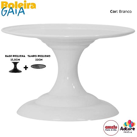 Boleira Gaia Tradicional 220X135 - Branco