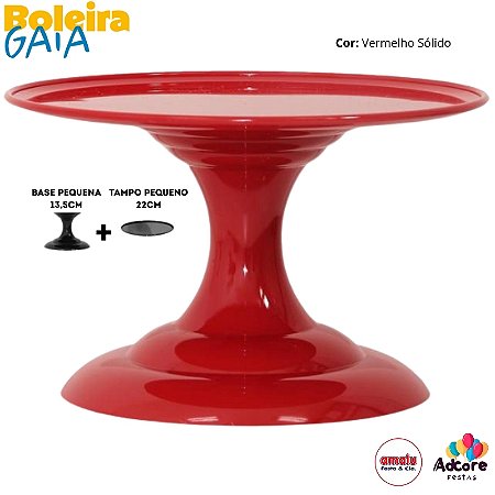 Boleira Gaia Tradicional 220X135 - Vermelho
