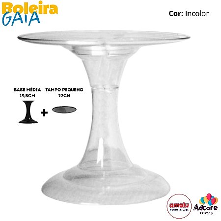 Boleira Gaia Tradicional 220X195 - Incolor