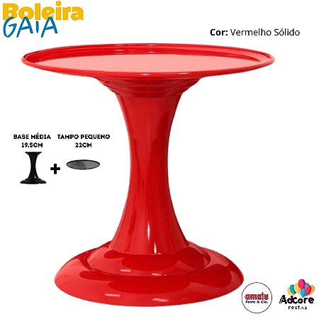 Boleira Gaia Tradicional 220X195 - Vermelho