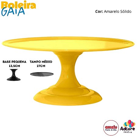 Boleira Gaia Tradicional 270X135 - Amarelo