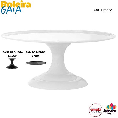 Boleira Gaia Tradicional 270X135 - Branco