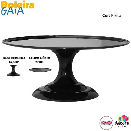 Boleira Gaia Tradicional 270X135 - Preto