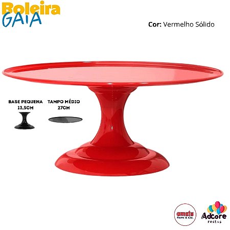 Boleira Gaia Tradicional 270X135 - Vermelho
