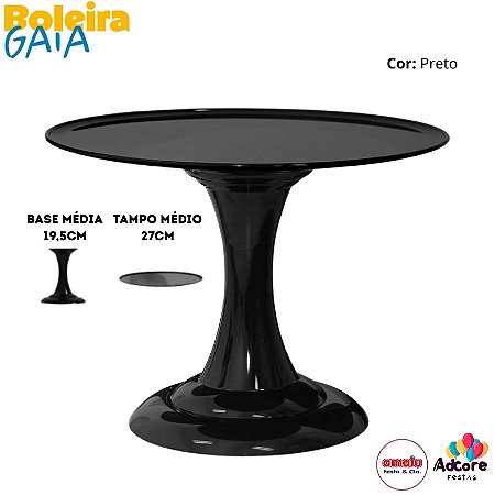 Boleira Gaia Tradicional 270X195 - Preto