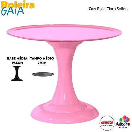 Boleira Gaia Tradicional 270X195 - Rosa Claro