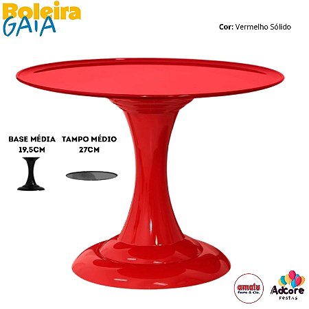 Boleira Gaia Tradicional 270X195 - Vermelho