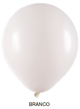 Balão Liso Art-Latex - Branco - 12