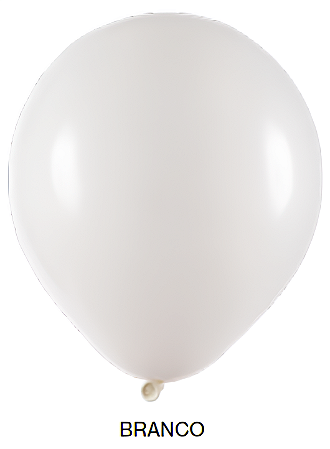 Balão Liso Art-Latex - Branco - 16