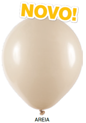 Balão Liso Art-Latex - Areia - 12