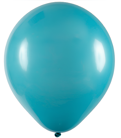 Balão Liso Art-Latex - Azul Turquesa - 9