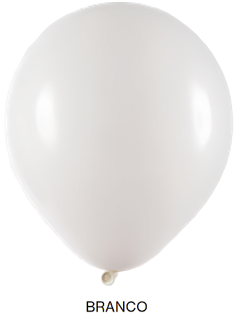 Balão Liso Art-Latex - Branco - 5