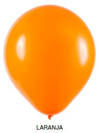 Balão Liso Art-Latex - Laranja - 12