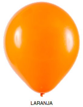 Balão Liso Art-Latex - Laranja - 24