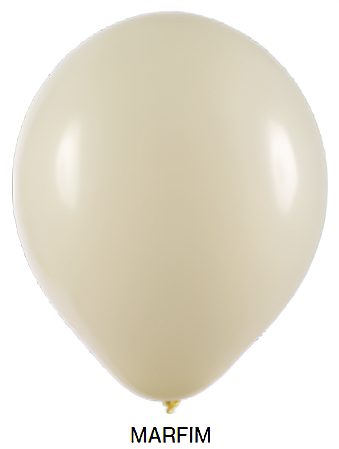 Balão Liso Art-Latex - Marfim - 16