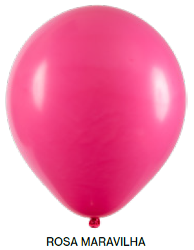 Balão Liso Art-Latex - Rosa Maravilha - 12