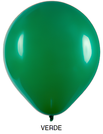 Balão Liso Art-Latex - Verde - 16