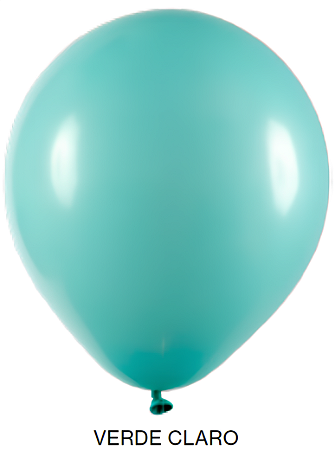 Balão Liso Art-Latex - Verde Claro - 5