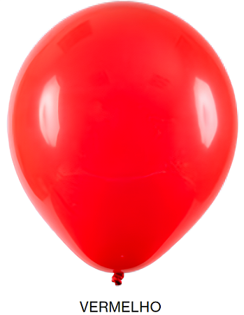 Balão Liso Art-Latex - Vermelho - 5