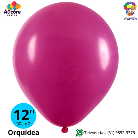Balão Liso Art-Latex - Orquídea - 12