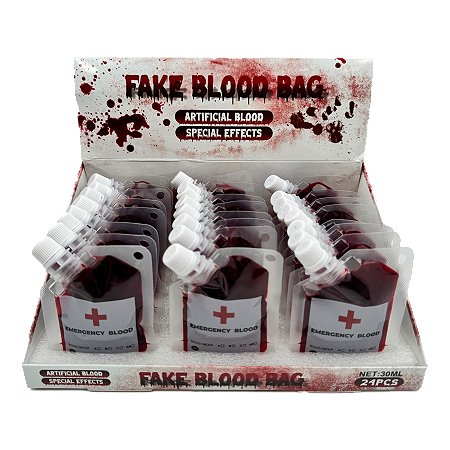 Sangue Falso Halloween 30ml Emergency Blood