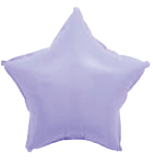 Balão Estrela Candy 17" 43cm c/ 1 unid. - Lilás