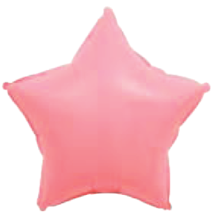 Balão Estrela Candy 17" 43cm c/ 1 unid. - Rosa