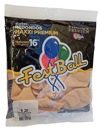 Balão Liso FestBall c/ 12 unid. - Lilás Vintage - 16