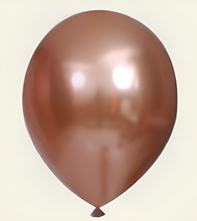 Balão Cromado JOY c/ 25 unid. - Ouro - 5