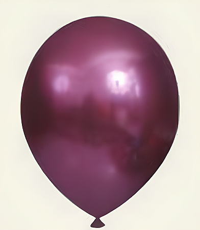 Balão Cromado JOY c/ 25 unid. - Marsala - 9