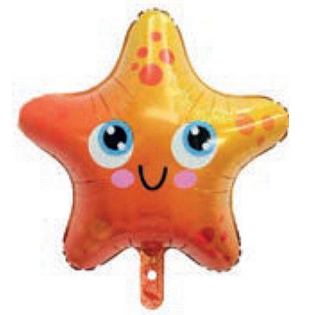 Balão Metalizado Estrela do Mar 50x56,5cm c/1 unid.