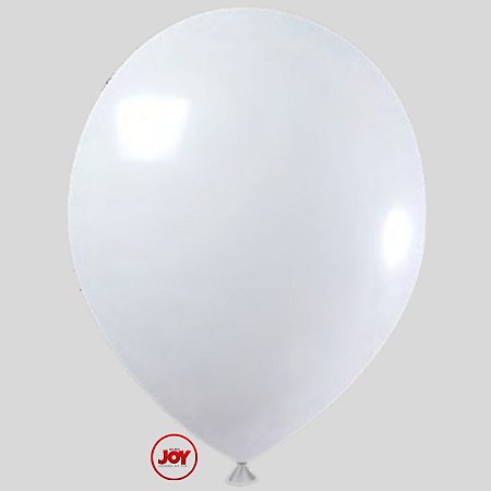 Balão Liso JOY c/ 12 unid. - Cristal - 16