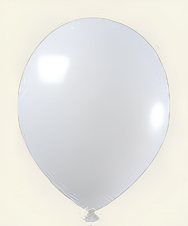 Balão Liso JOY c/ 50 unid. - Branco - 9