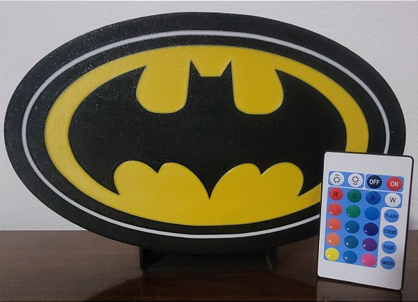 Luminária Batman Led - 3d