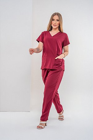 Scrub / Pijama Hospitalar Básico Marsala