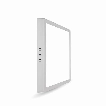 Painel quadrado, 24w, sobrepor, neutro