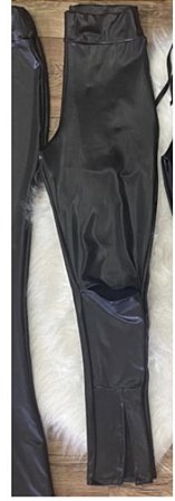 Calça Couro Fake