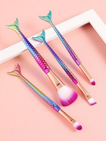 Kit Pincel Sereia - 5 Peças