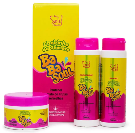 Kit Capilar 3 itens Babalu Tutti Frutti - Soul