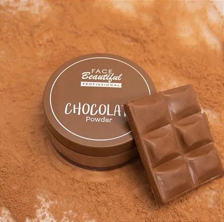 Pó facial chocolate - isis Makeup