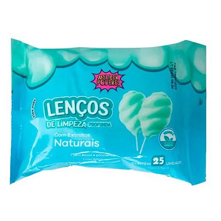 Lenço umedecido - Super Poderes