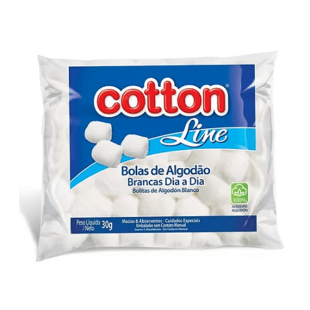 Bolas De Algodão Brancas Dia a Dia 30g – Cotton Line