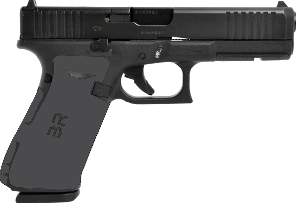 Grip esportivo para GLOCK G17, G22, G24, G31, G34, G35, G37, G45, G47