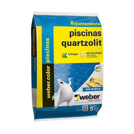 REJUNTE PARA PISCINA 5KG BRANCO QUARTZOLIT 05 KG