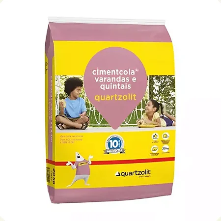 ARGAMASSA AC2 QUARTZOLIT VARANDAS E QUINTAIS SC 20KG PL