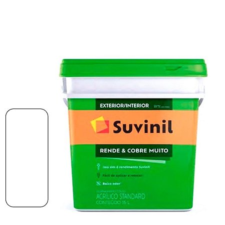 TINTA ACRILICA SUVINIL RENDE MUITO 15L BRANCO
