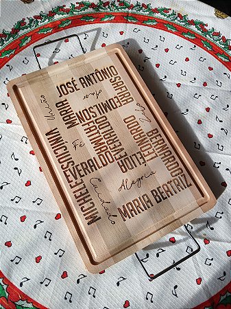 TÁBUA DE CORTE E FRIOS 36 x 24,5 cm