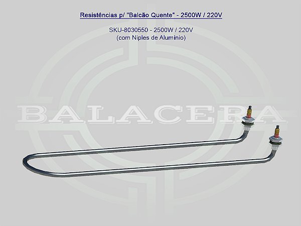 Resist. Balcão térmico 2500W / 220V