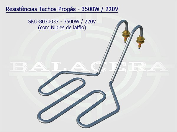 Resistência Tacho Progás - 3500W 220V BALACERA