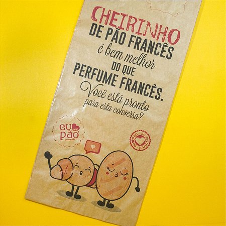 Saco Kraft Pardo 15Kg (64x70cm) - 35grs - Eu Amo Pão